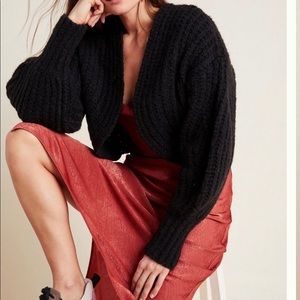 Anthropologie Rae Cropped Cardigan